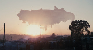 Large structure air city sunset - a few person free wallpaper