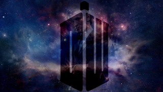 Doctor gun space stars blue - dr. atl free wallpaper