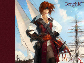 Pirate man boat sword ship - character sheet free wallpaper