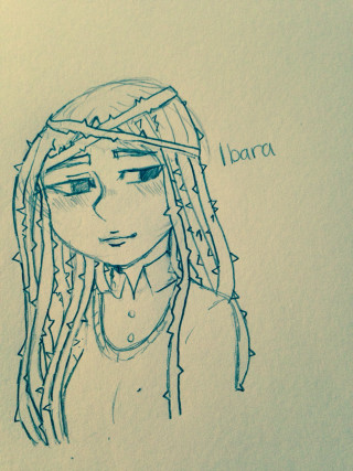 Girl long hair crown leaves - dada free wallpaper
