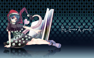 Anime girl sitting floor book - the floor free wallpaper