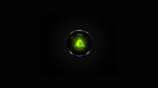 Green light triangle dark room - a triangle free wallpaper