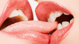 Woman mouth pink lip white - a pink lip free wallpaper