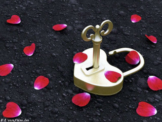 Gold umbrella holder red petals - red petal free wallpaper