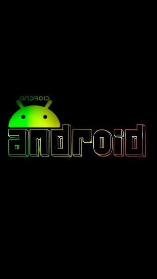 Black background neon text green - andries stock free wallpaper