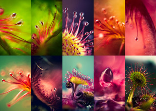 Flowers water drops nature beauty - drop of water free wallpaper