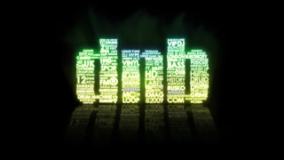 Green yellow sign dark reflection - a reflection free wallpaper