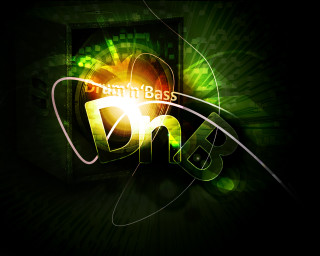 Green black neon text background - claire dalby free wallpaper