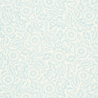 White blue floral wallpaper design - blue background free wallpaper