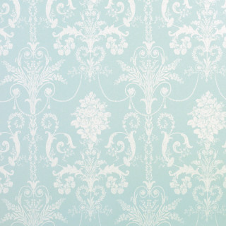 Flower vine pattern light blue - blue background free wallpaper