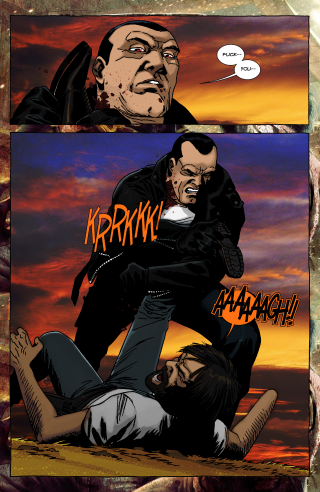 Comic strip man held background - graphic novel free wallpaper