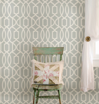 Chair window wall pattern sill - a wall free wallpaper