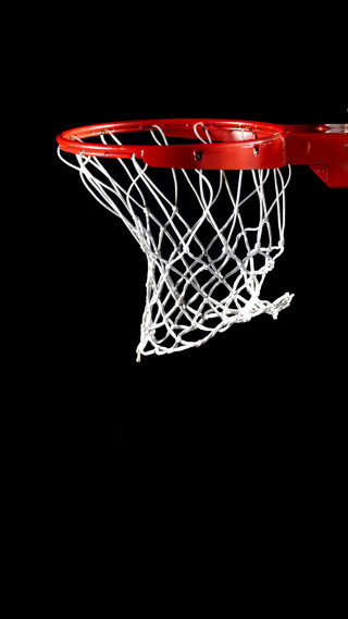 Basketball going through net dark - allan brooks free wallpaper