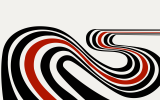 Black red swirl white background - bridget riley free wallpaper