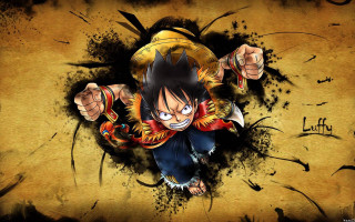 Cartoon hero fist up ink - eiichiro oda free wallpaper