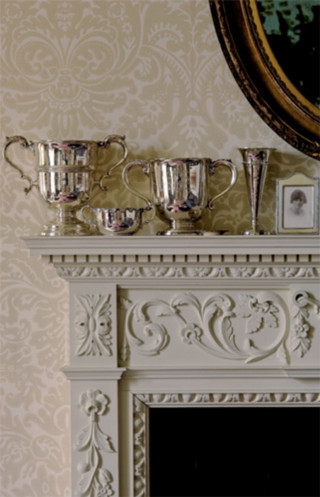 Mantle cups mirror picture frame - david ramsay hay free wallpaper