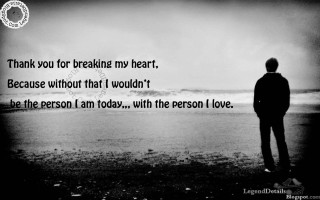 Thank you for breaking my - my heart free wallpaper