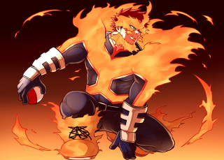 Cartoon character fireball hand fireball - a fireball free wallpaper