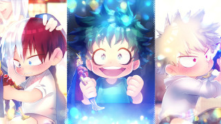 Anime characters expressions hair styles 2 - three anime character free wallpaper
