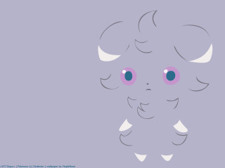 Face horns big eyes purple - horn free wallpaper