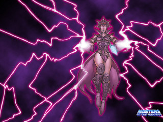 Woman purple outfit lightning streaks - a purple outfit free wallpaper for desktop