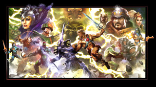 Video game characters lightning background - dave dorman free wallpaper