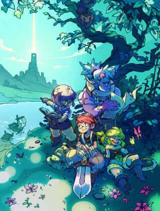 People tree hill castle sky - 2 d game art free wallpaper