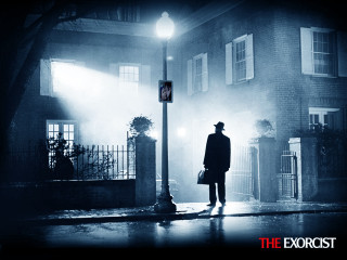 Man standing street corner dark 2 - a cane free wallpaper