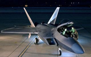 Fighter jet airport tarmac night - intimidating free wallpaper