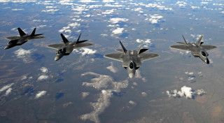 Fighter jets formation sky clouds - charles fremont conner free wallpaper
