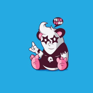 Panda punk artist skull vector - alex petruk ape free wallpaper