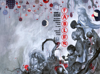 Group people sign faces red - underground comix free wallpaper