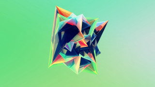 Colorful abstract design green background - a colorful abstract design free wallpaper