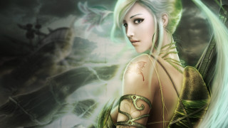 Woman snake arm snake arm - digital painting free wallpaper