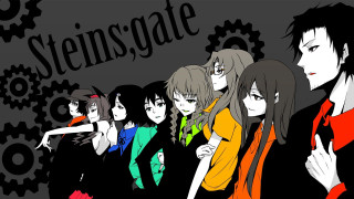 Steingate group people anime girls - cybernetic free wallpaper
