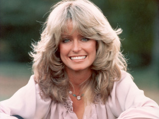 Blonde woman smiling fur coat - constance copeman free wallpaper