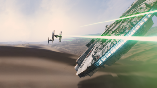 Star wars desert fighter jets - sand free wallpaper