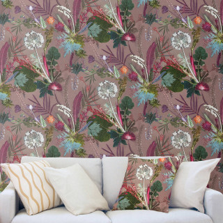 Couch pillows floral wallpaper pink - a pattern of flowers free wallpaper