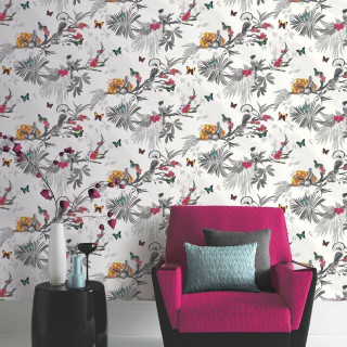 Chair table vase wallpaper flowers 2 - a chair and a table free wallpaper