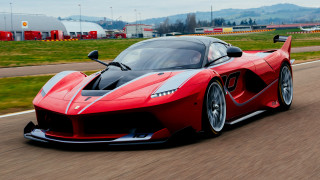 Red sports car driving road 10 - a road next free wallpaper