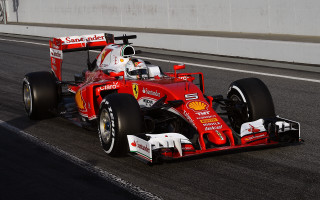 Man driving red race car 2 - bernie d’andrea free wallpaper