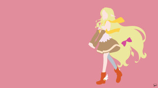 Cartoon girl blonde hair boots - a cartoon girl free wallpaper