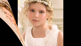Young girl flower crown image - an airbrush painting free wallpaper
