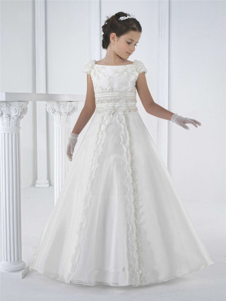 Young girl white dress gloves - young free wallpaper