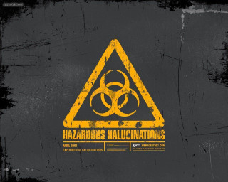 Yellow hazard sign black background 3 - charles martin free wallpaper