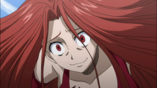 Girl red hair big eyes 5 - tachisme free wallpaper