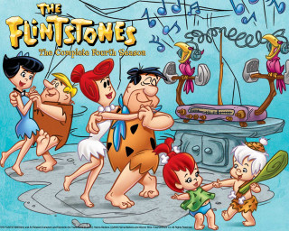 Cartoon dancers music caveman party - primitivism free wallpaper