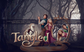 Tangled cartoon horse man woman - a horse and a man free wallpaper