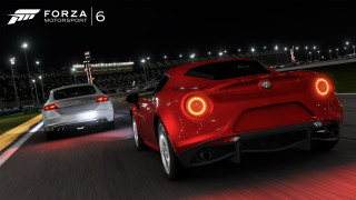 Cars race track night lights - a race track free wallpaper