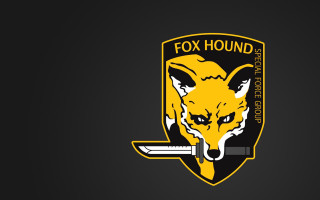 Yellow fox knife mouth black - a knife free wallpaper